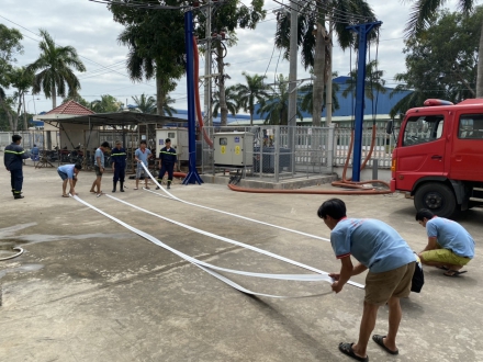 CTY AN PHONG diễn tập PCCC