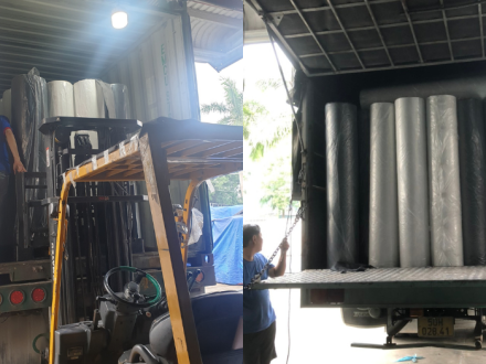 Vải Không Dệt An Phong giao hàng 